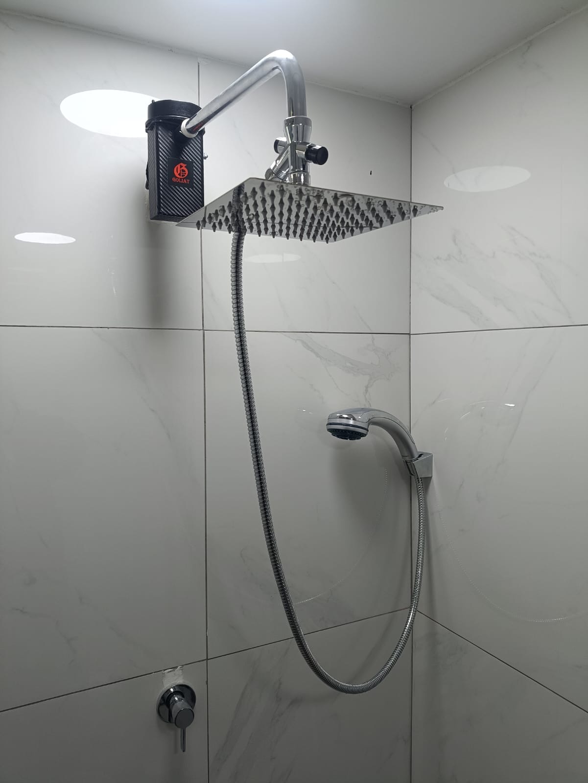 Calentador Goliat GSLS instalado